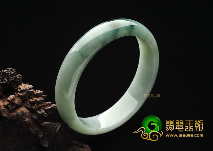 糯冰种飘花手镯(56.8mm)