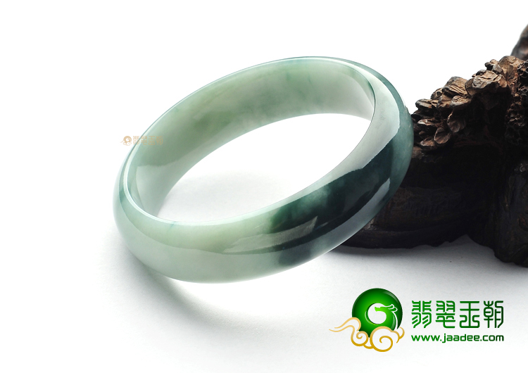 糯冰种飘花手镯(56.8mm)
