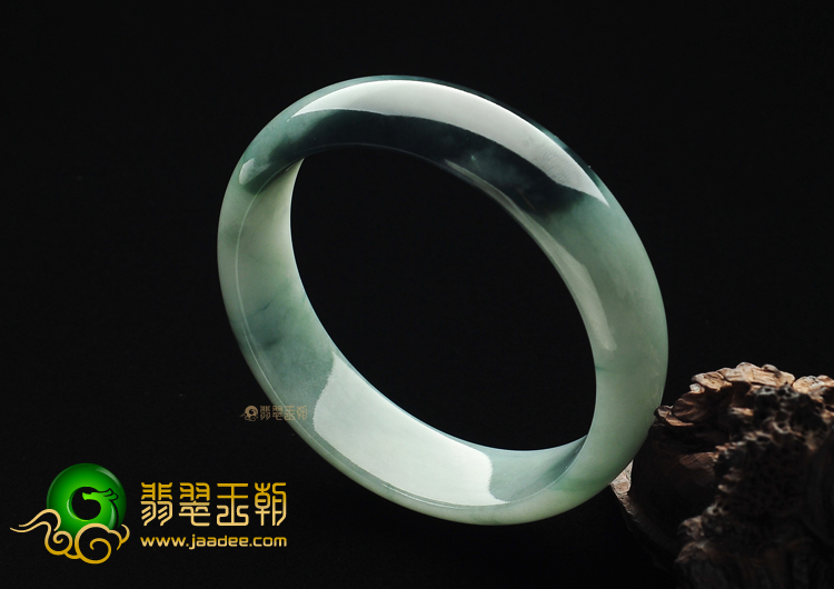 糯冰种飘花手镯(56.8mm)