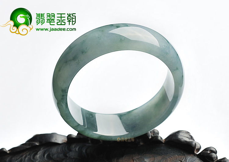 糯冰种飘花手镯(54.8mm)