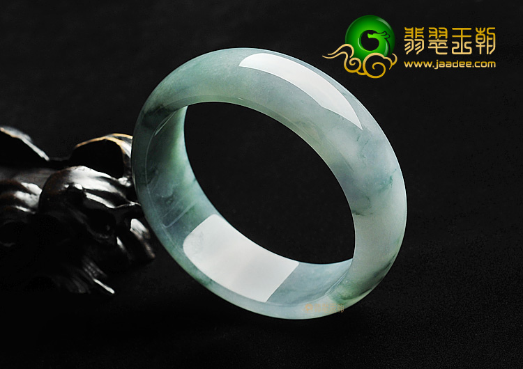糯冰种飘花手镯(54.8mm)