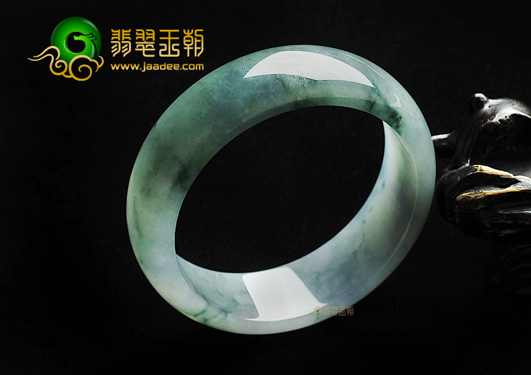 糯冰种飘花手镯(54.8mm)