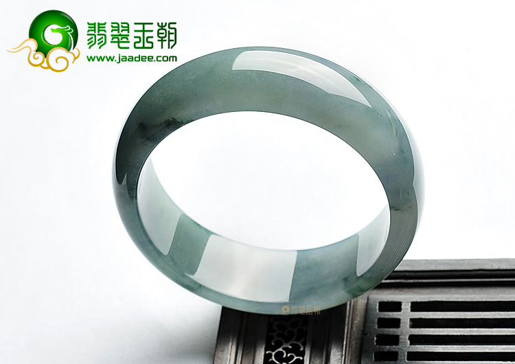 糯冰种飘花手镯(54.8mm)