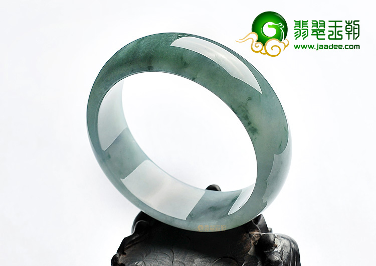 糯冰种飘花手镯(54.8mm)