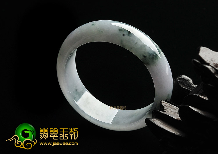 糯冰种飘花手镯(56.7mm)