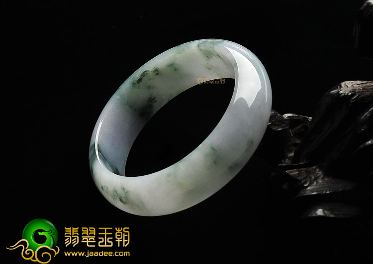 糯冰种飘花手镯(56.7mm)