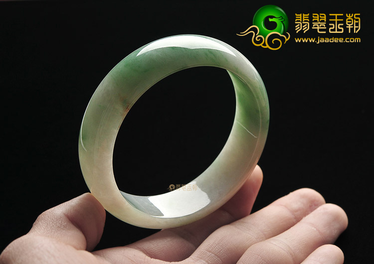 糯冰种飘花手镯(57.8mm)