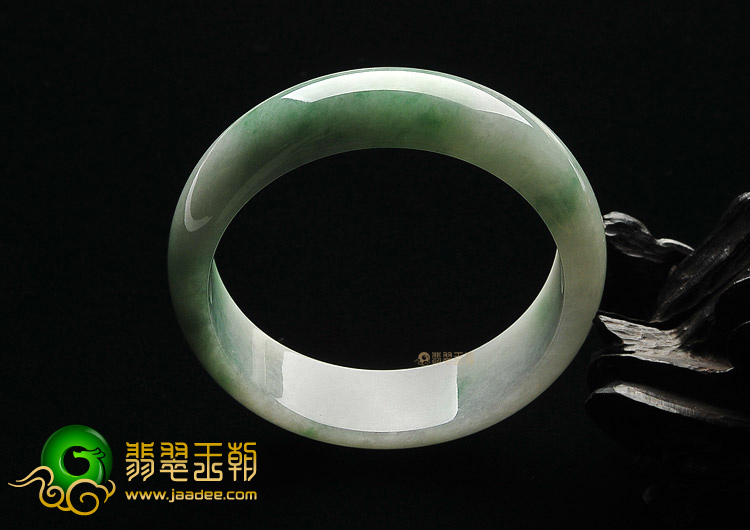 糯冰种飘花手镯(57.8mm)