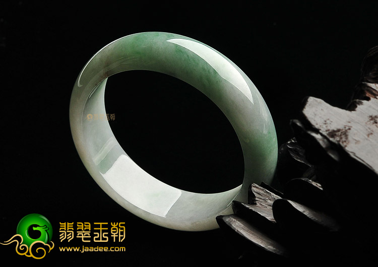 糯冰种飘花手镯(57.8mm)