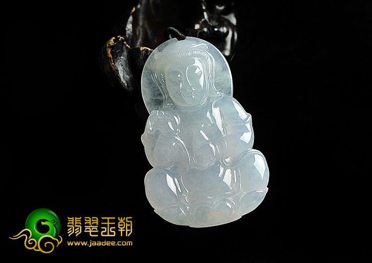 冰种晴水观音挂件