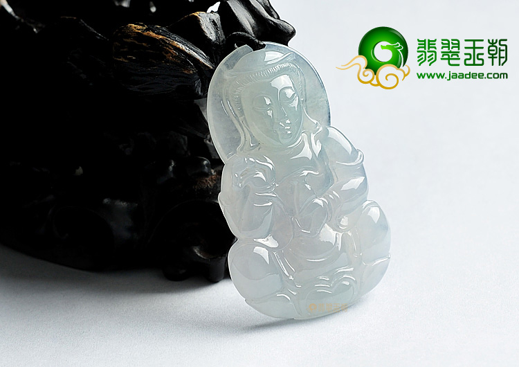 冰种晴水观音挂件