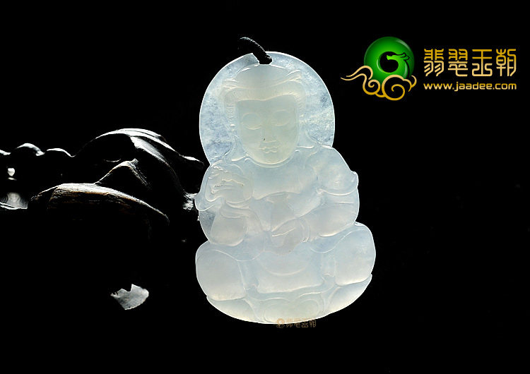 冰种晴水观音挂件