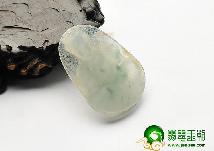 冰种飘花观音挂件