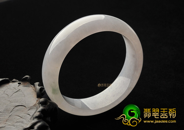 冰种略飘花手镯（57.5mm）