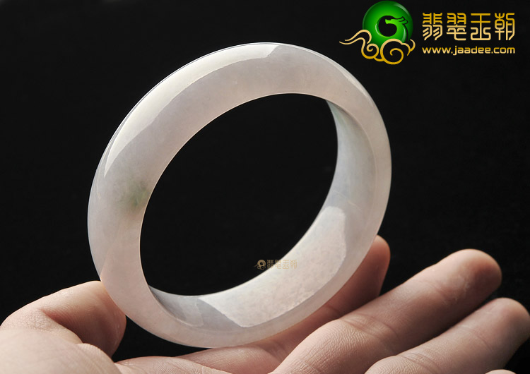 冰种略飘花手镯（57.5mm）