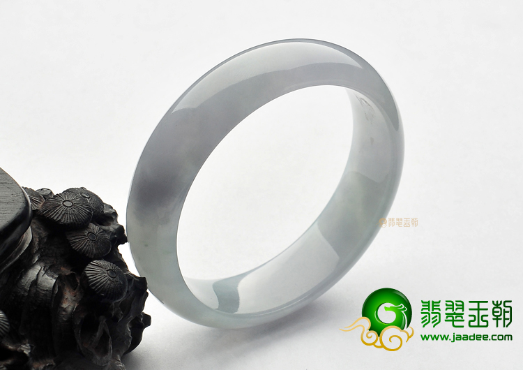 (超值推荐)糯冰种晴水略带紫罗兰手镯（57.8mm）