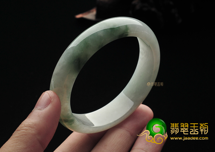 糯冰种飘花手镯（57.2mm）