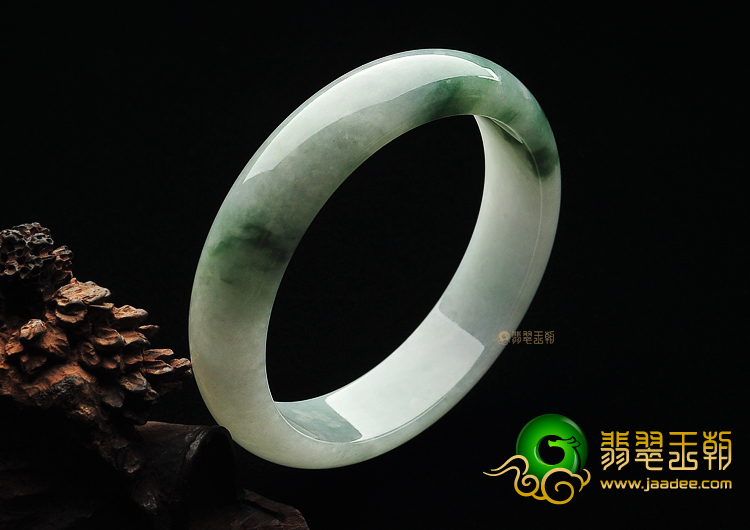 糯冰种飘花手镯（57.2mm）
