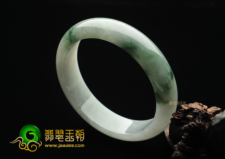 糯冰种飘花手镯（57.2mm）