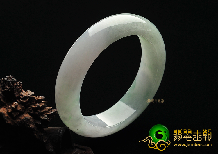 糯冰种飘花手镯（57.8mm）