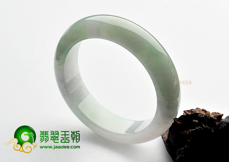 糯冰种飘花手镯（57.8mm）