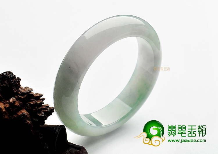 糯冰种飘花手镯（57.8mm）