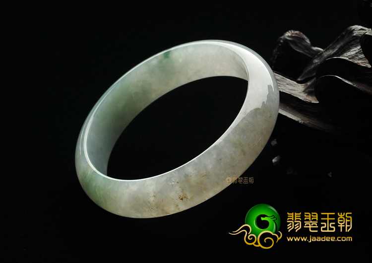 糯冰种飘花手镯（58.2mm）