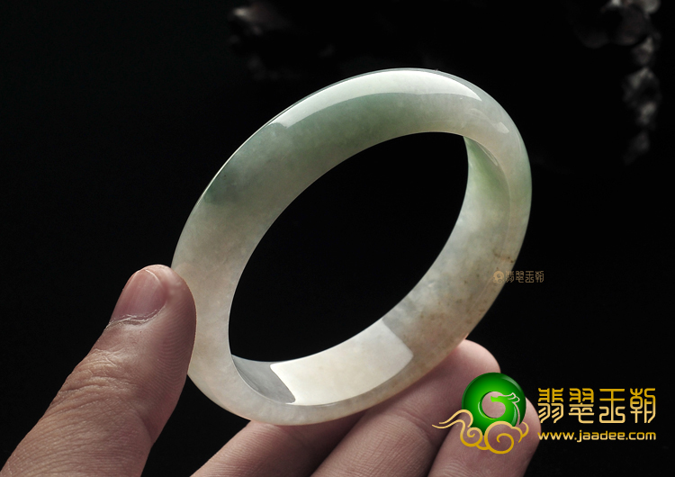 糯冰种飘花手镯（58.2mm）