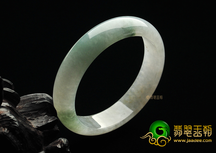 糯冰种飘花手镯（58.2mm）