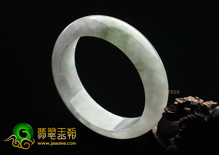 糯冰种飘花手镯（52.2mm）