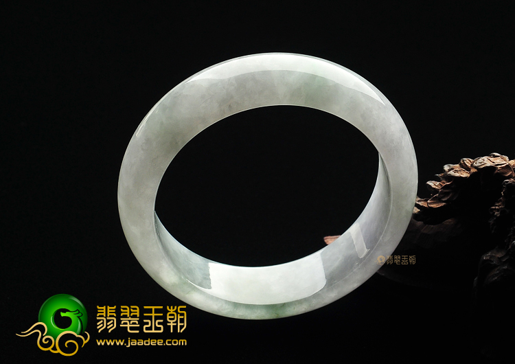 糯冰种飘花手镯（52.2mm）
