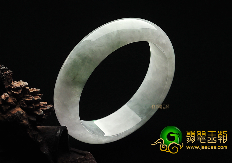 糯冰种飘花手镯（52.2mm）