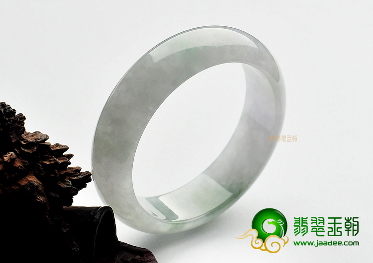 糯冰种飘花手镯（52.2mm）