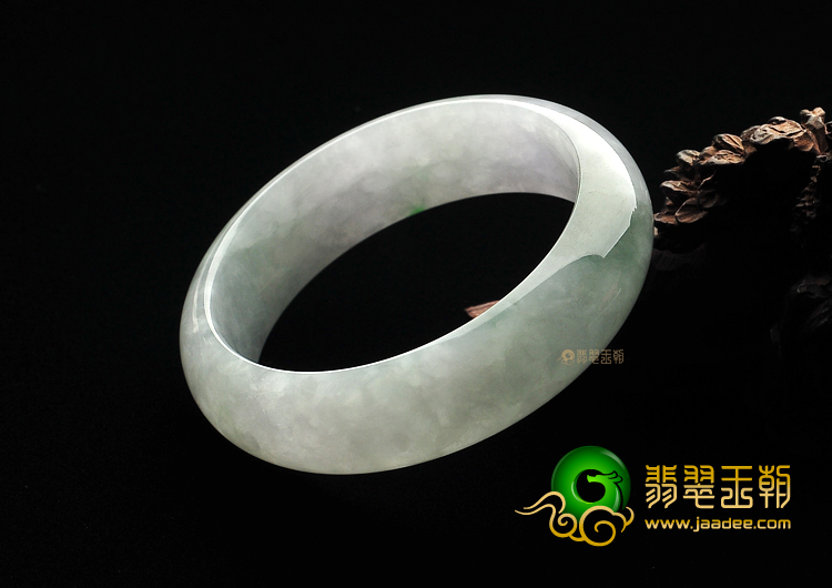 糯冰种飘花手镯（52.2mm）
