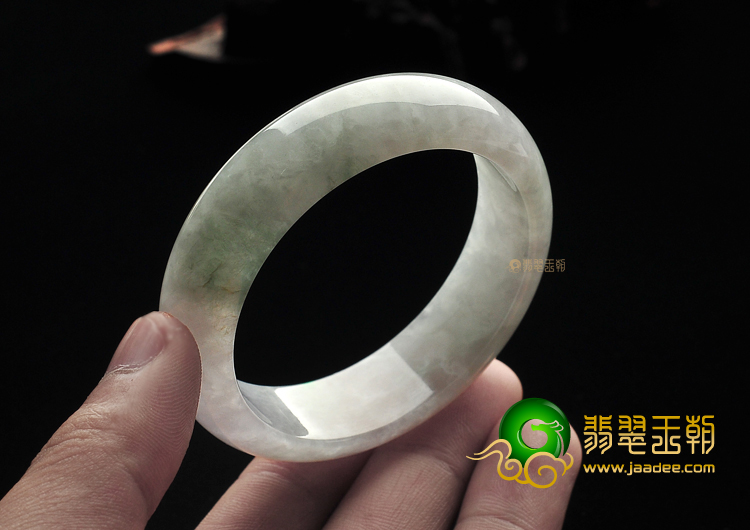 糯冰种飘花手镯（52.2mm）