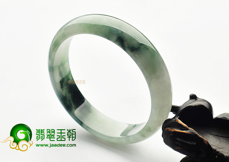 糯冰种飘花手镯（63.6mm）