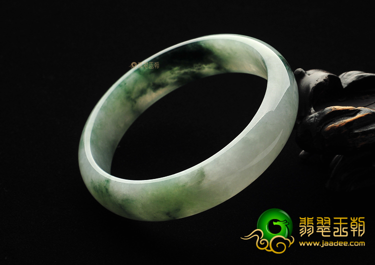 糯冰种飘花手镯（63.6mm）