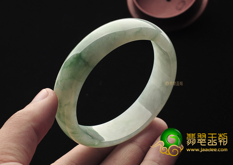 糯冰种飘花手镯（60.8mm）