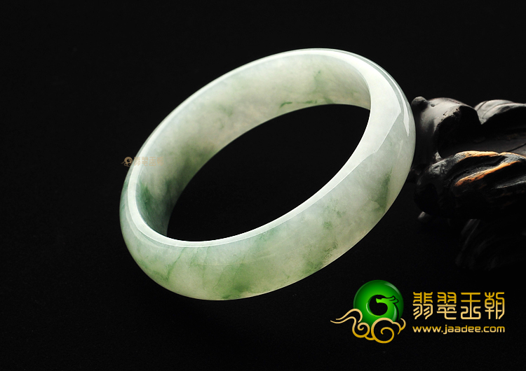 糯冰种飘花手镯（60.8mm）