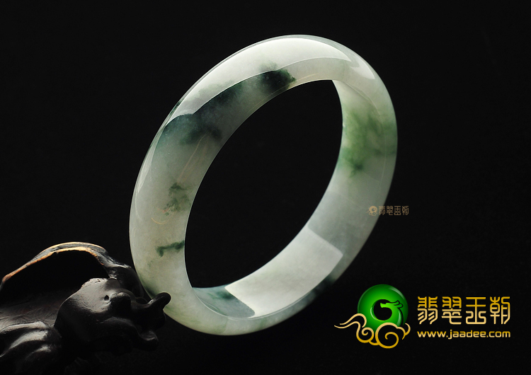 糯冰种飘花手镯（61mm）