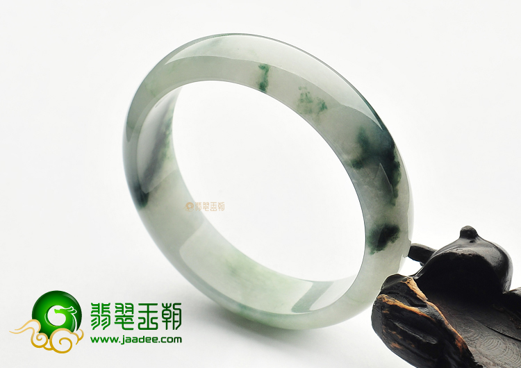 糯冰种飘花手镯（61mm）