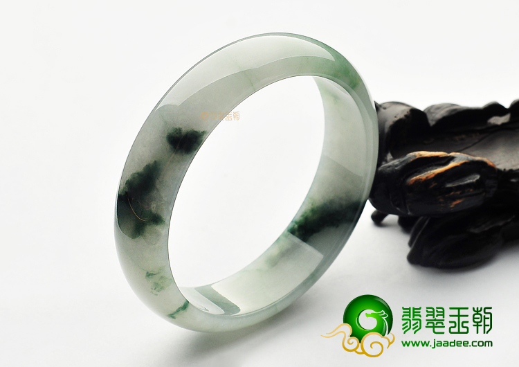 糯冰种飘花手镯（61mm）