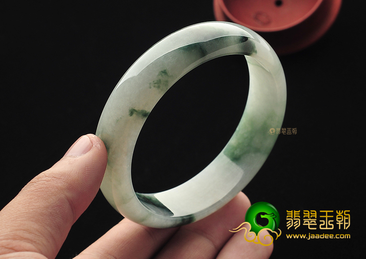 糯冰种飘花手镯（61mm）