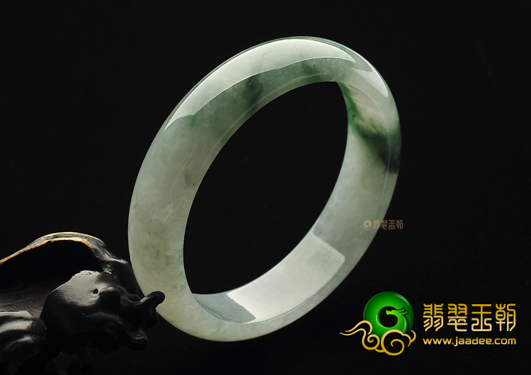 糯冰种飘花手镯（59.3mm）