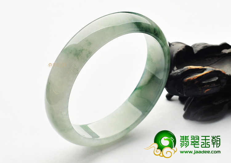 糯冰种飘花手镯（59.3mm）