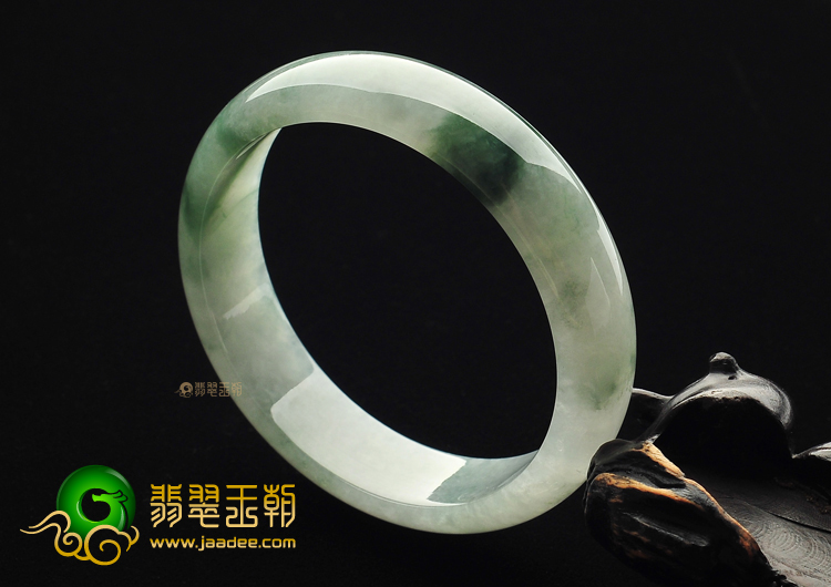 糯冰种飘花手镯（59.3mm）