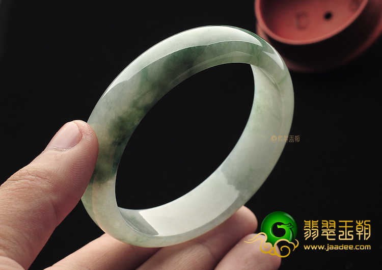 糯冰种飘花手镯（59.3mm）