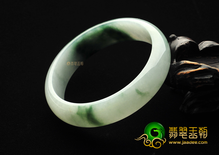 糯冰种飘花手镯（59mm）