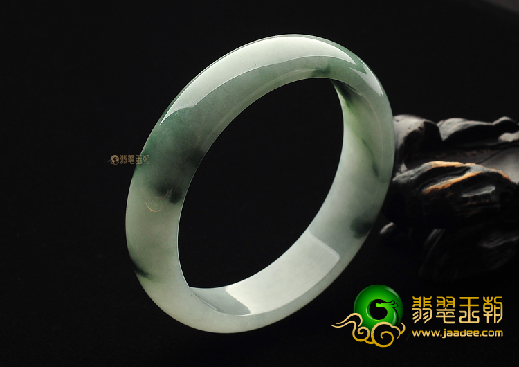 糯冰种飘花手镯（60mm）