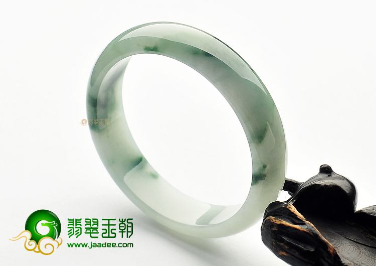糯冰种飘花手镯（60mm）